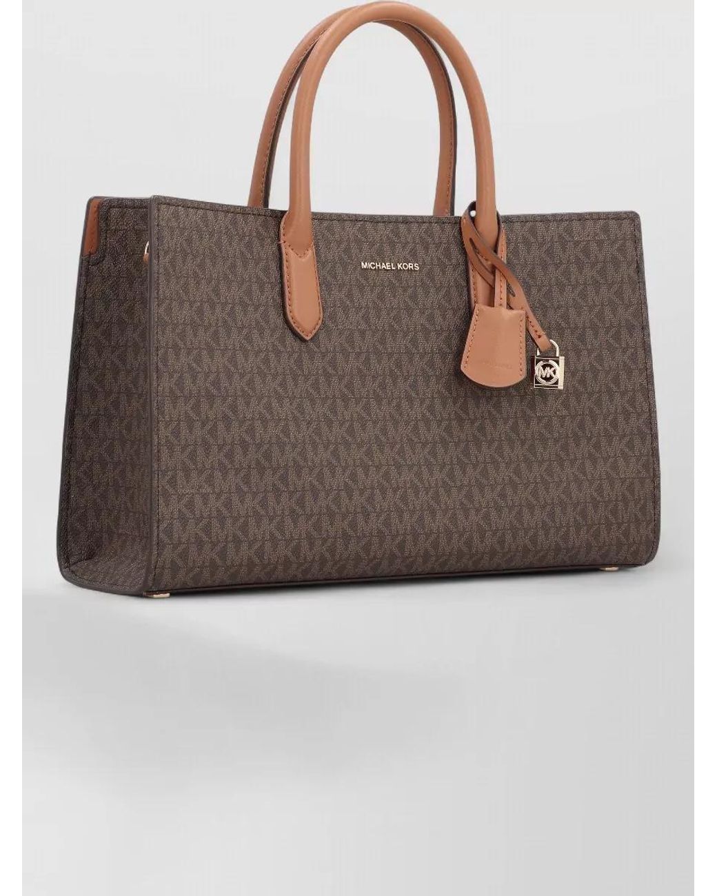 MICHAEL Michael Kors Brown Printed Canvas Tote Bag