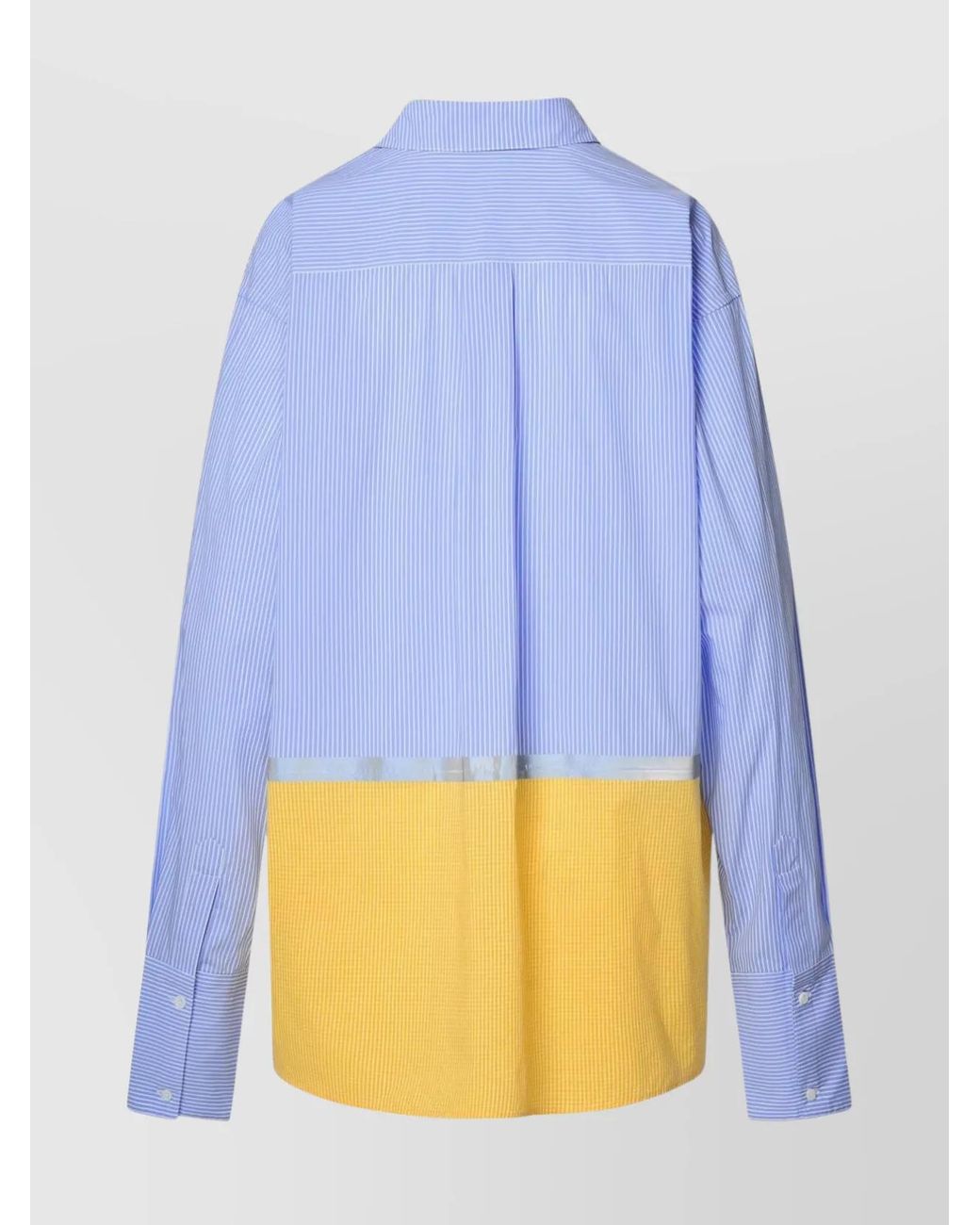 Gcds Blue Striped Shirt for men