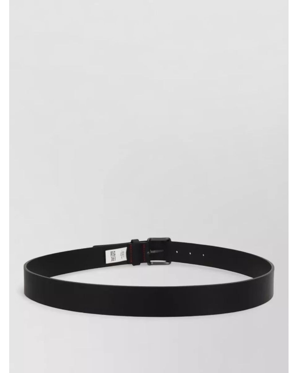 HUGO White Leather Belt for men