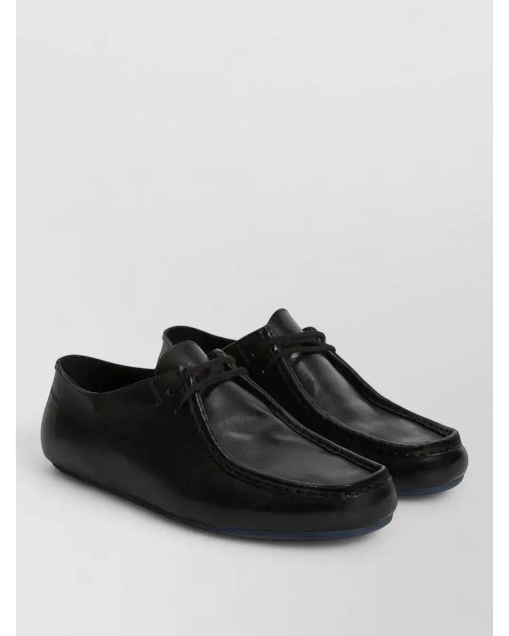 Jil Sander Black Leather Lace-Up Shoes for men