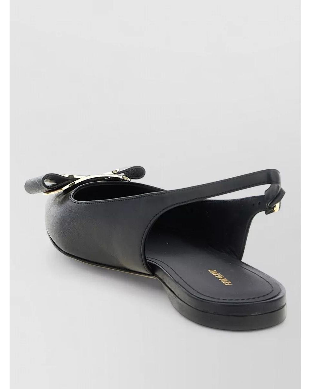 Ferragamo Metallic Leather Slingback Pumps