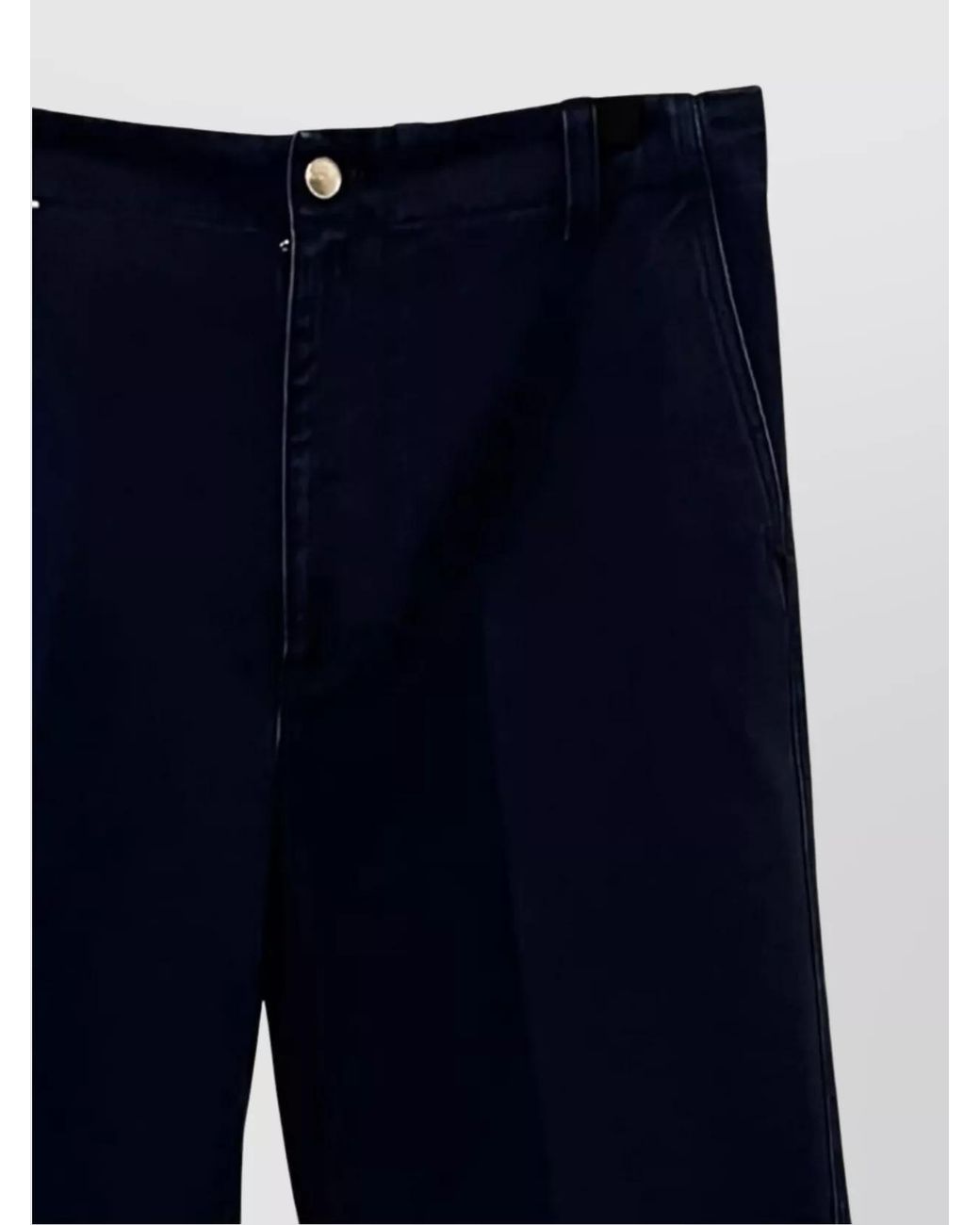 Gucci Blue Button-Fly Chino Pants for men