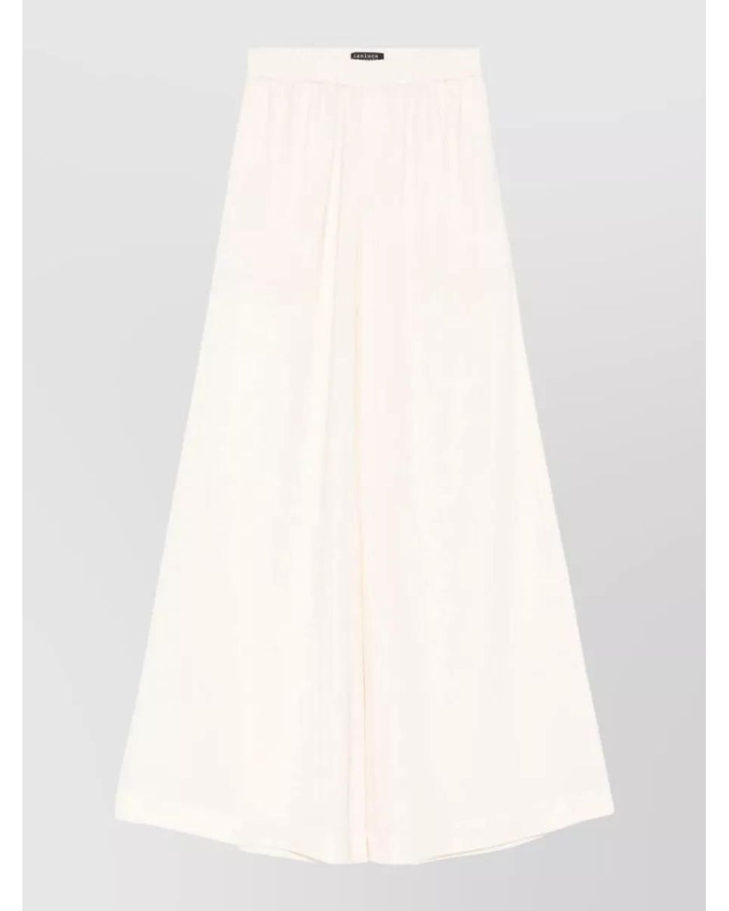 Gianluca Capannolo Natural Wide-Leg Trousers