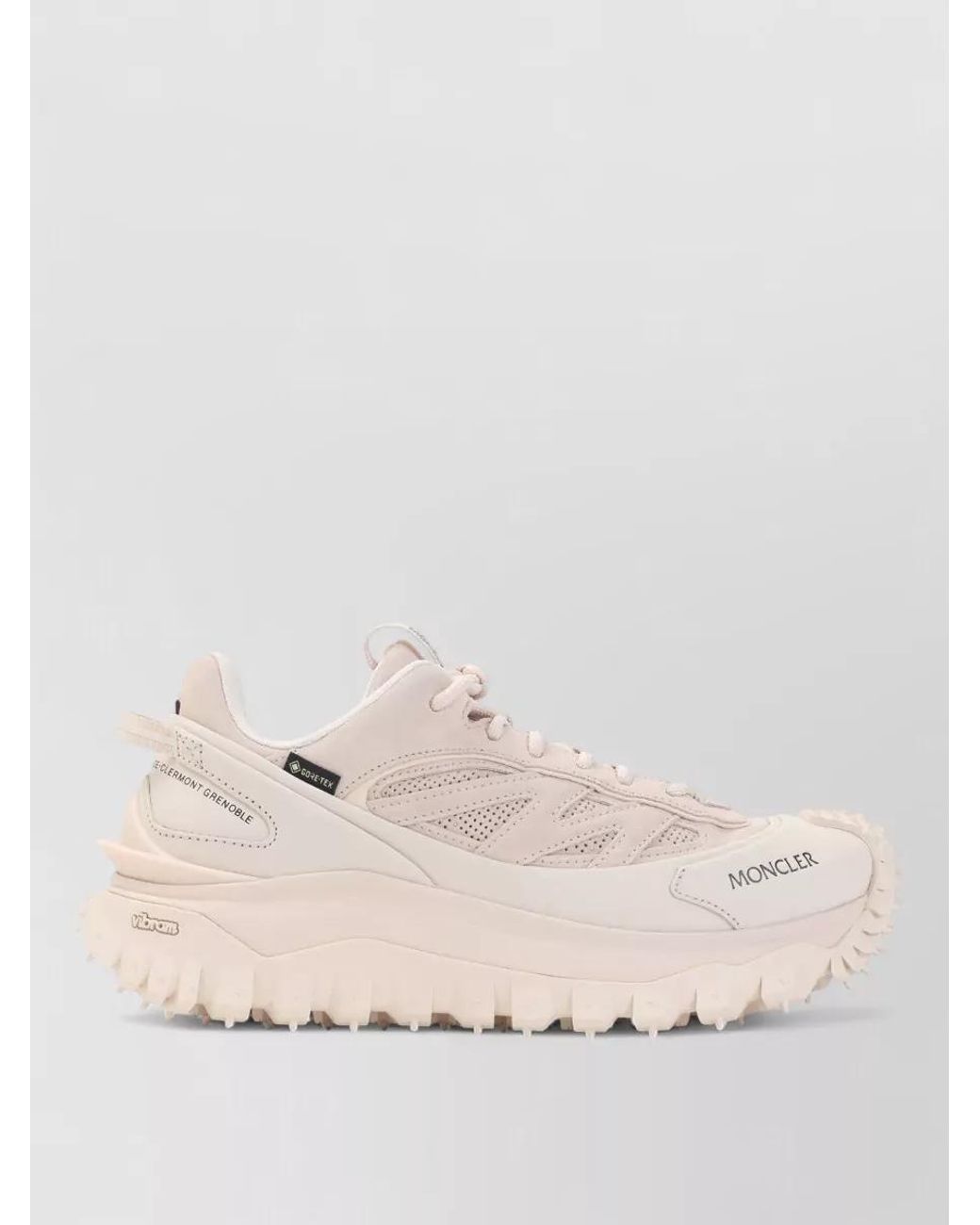 Moncler Natural Leather Trailgrip Apex Craft Gtx Lace-Up Sneakers