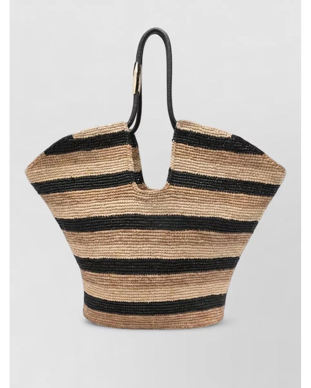 Zimmermann Natural Striped Raffia Beach Bag