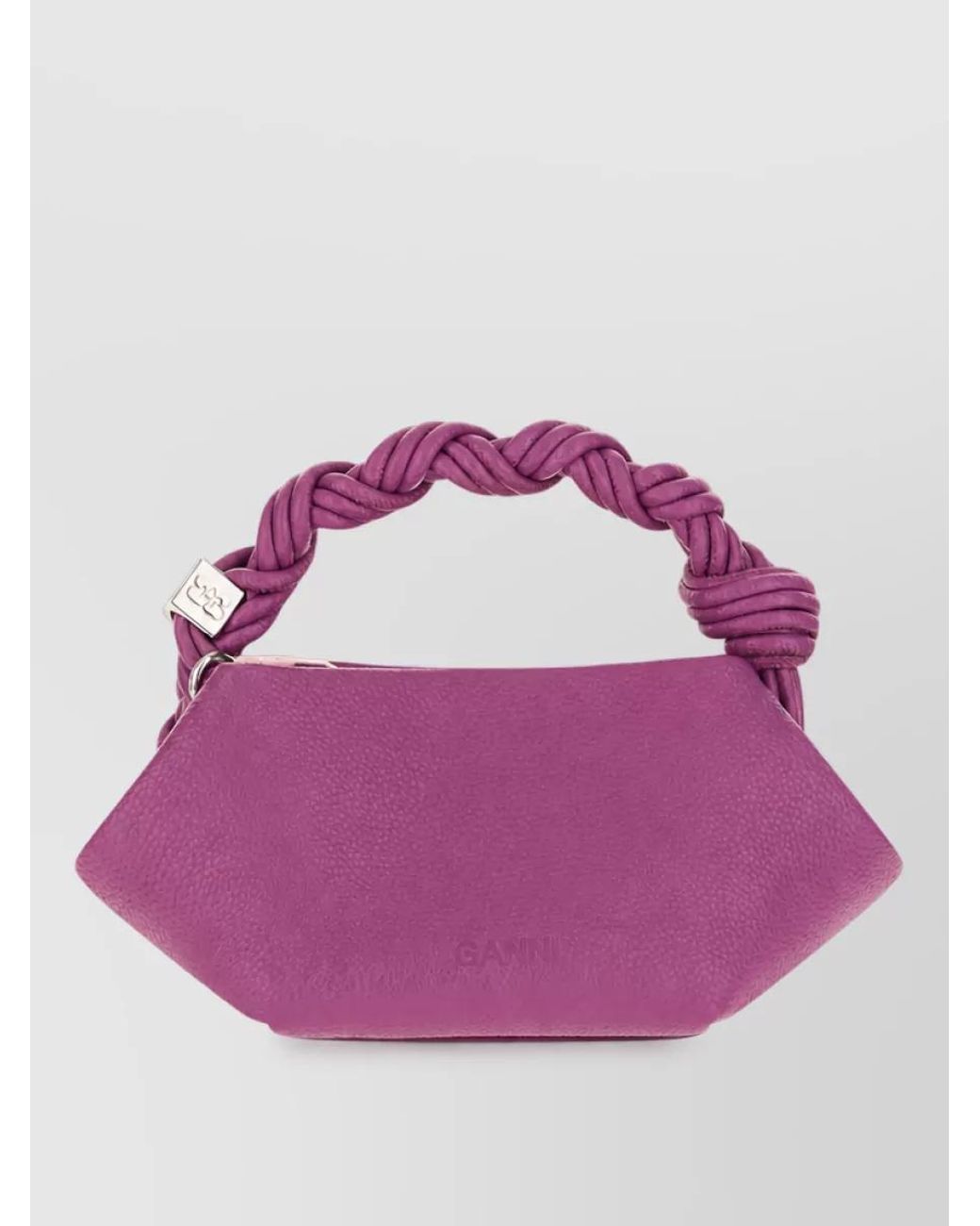 Ganni Purple Clutch Bag