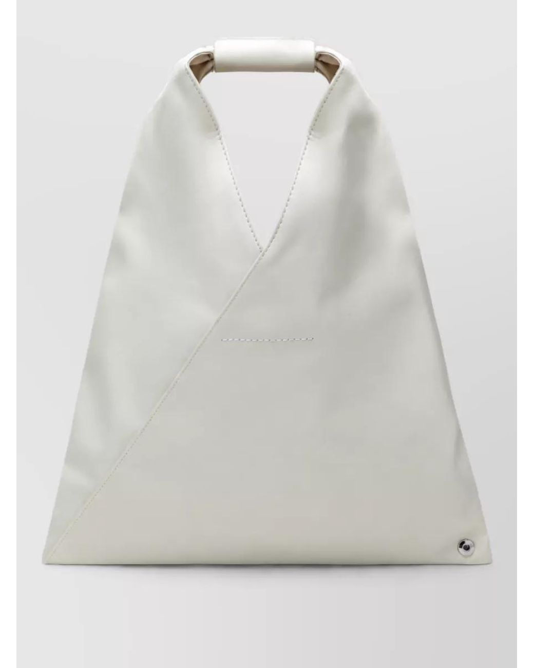 MM6 by Maison Margiela White Japanese Small Tote Bag