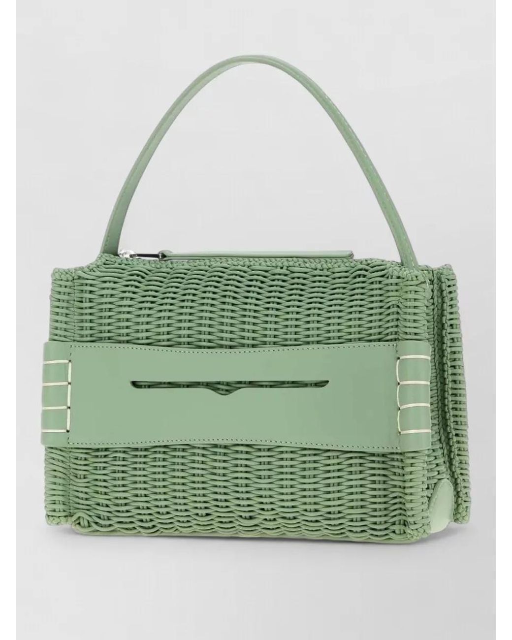 J.W. Anderson Green Loafer Bag Leather Tote Bag
