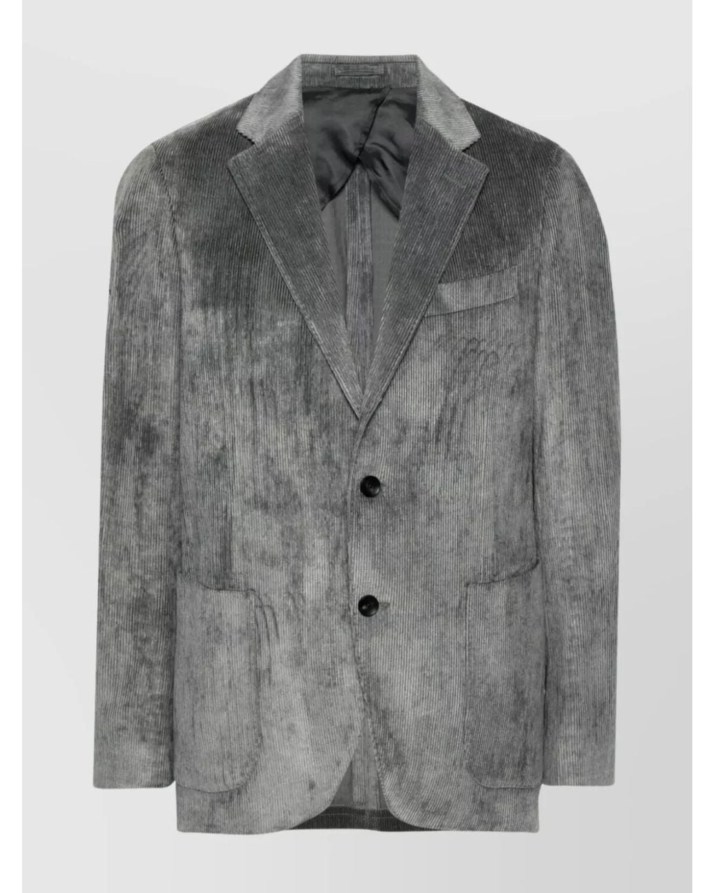 Lardini Gray Regular-Fit Suit for men