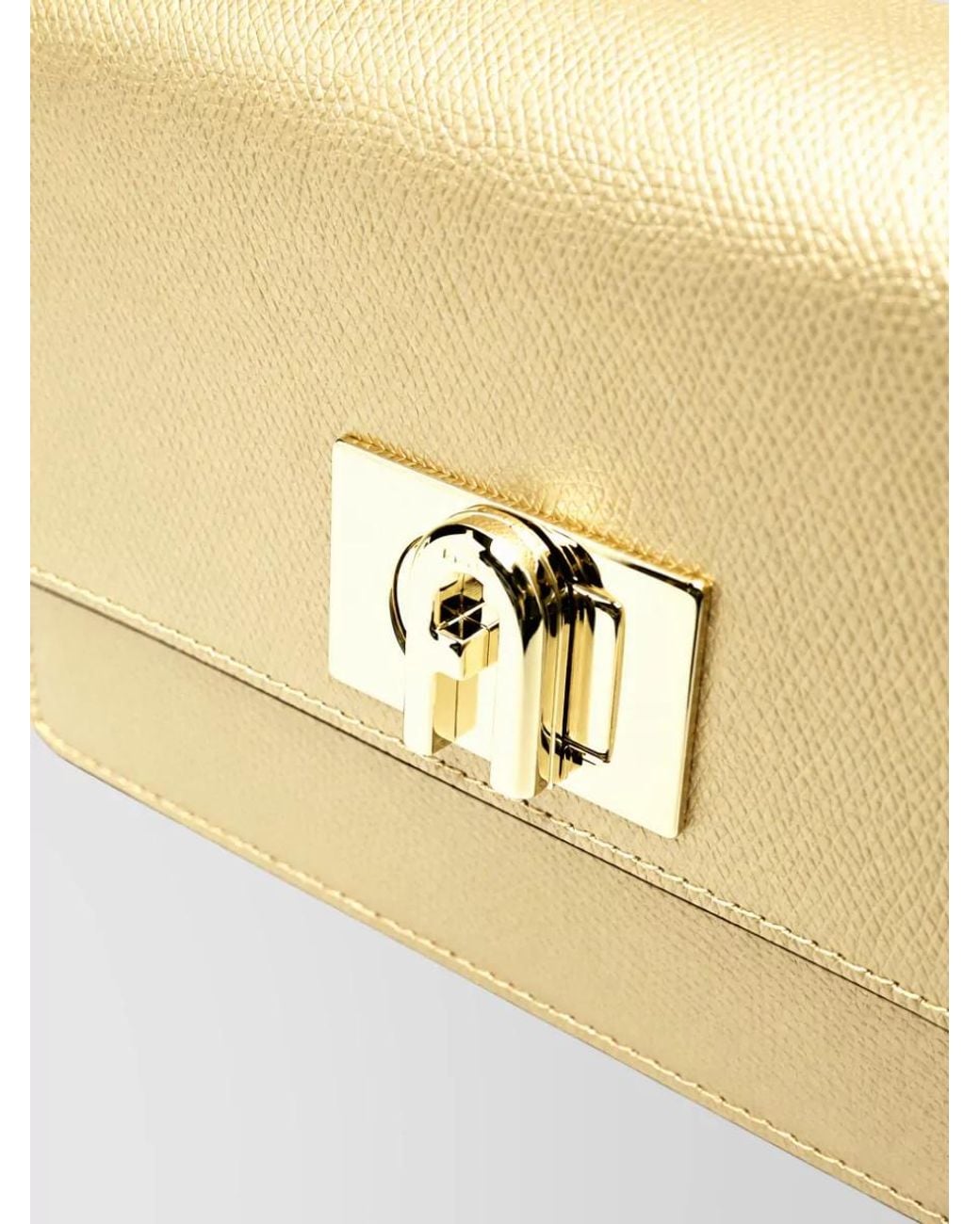 Furla Natural 1927 Leather Clutch Bag