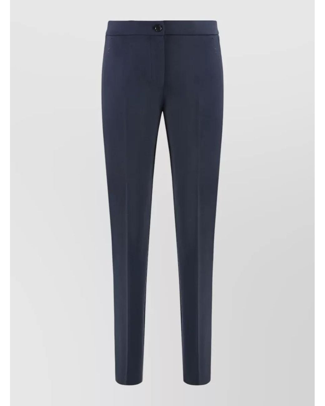 Pinko Blue Slim-Fit Trousers