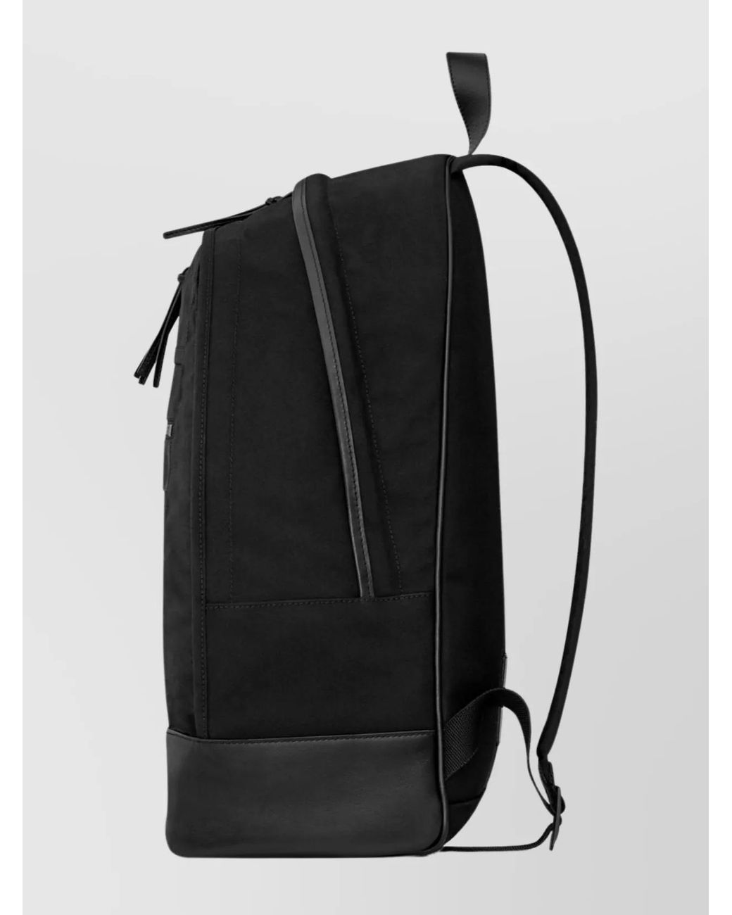 Saint Laurent Black Nylon Canvas And Leather Backpack for men