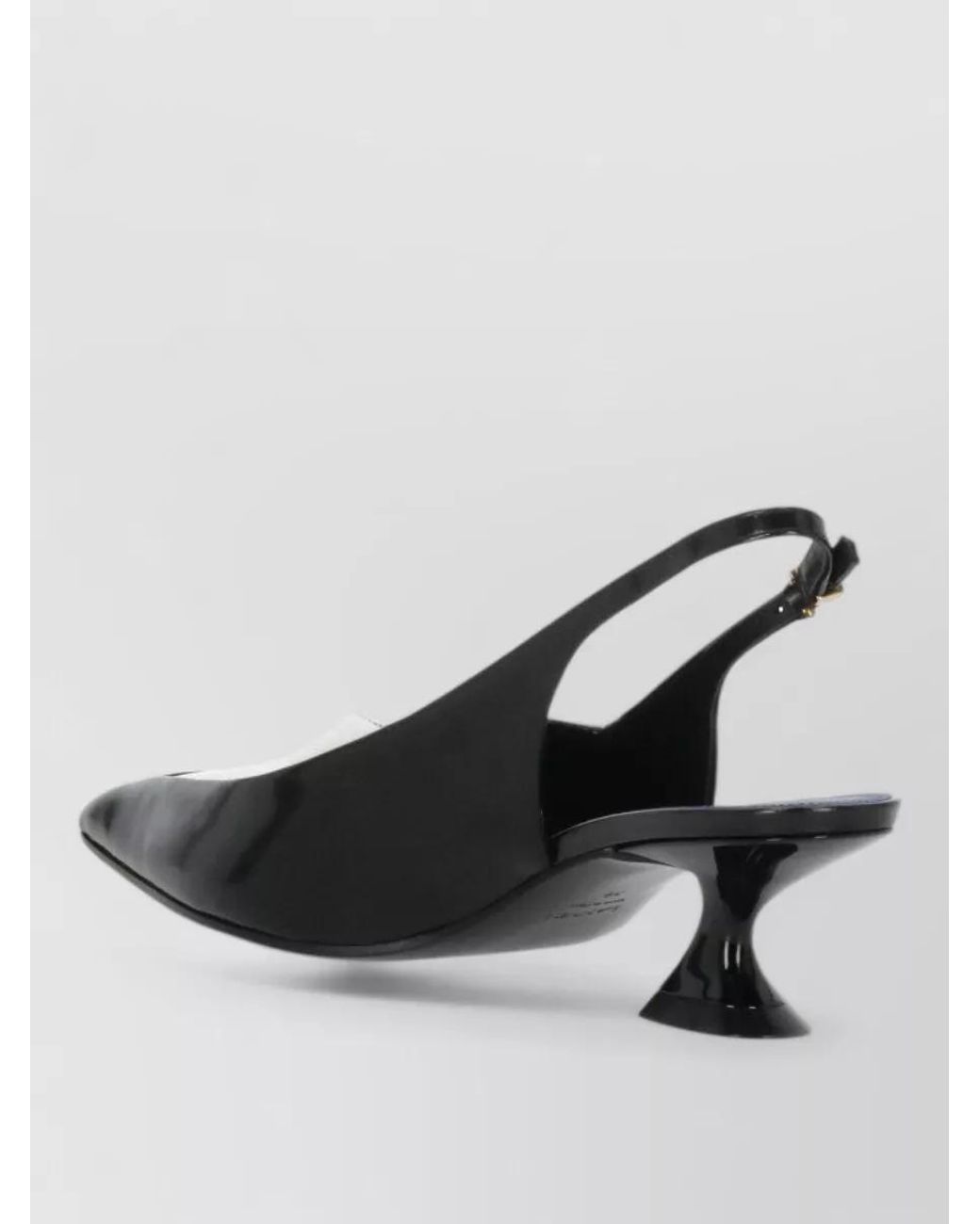 Lanvin Multicolor Patent Leather Slingback Pumps