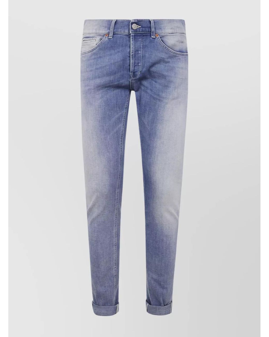 Dondup Blue Denim Skinny Trousers for men