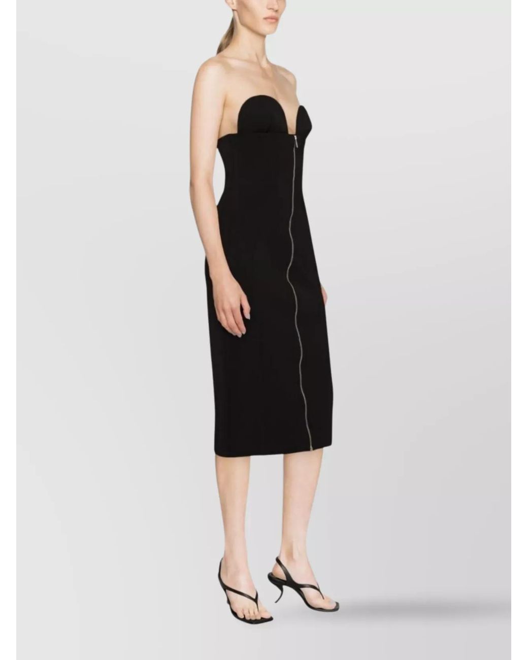 Off-White c/o Virgil Abloh Black Midi Dress