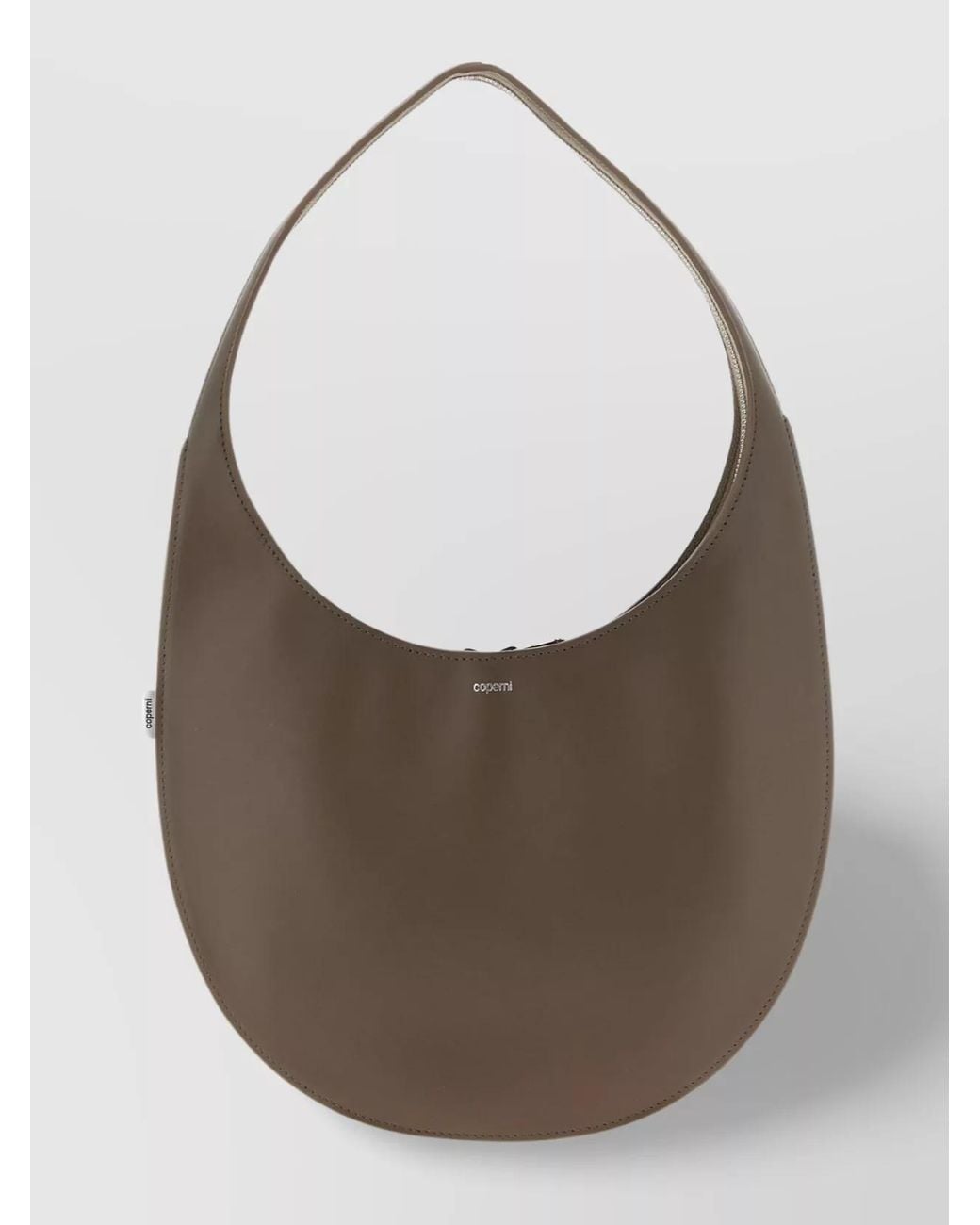Coperni Brown Swipe Medium Leather Shoulder Bag
