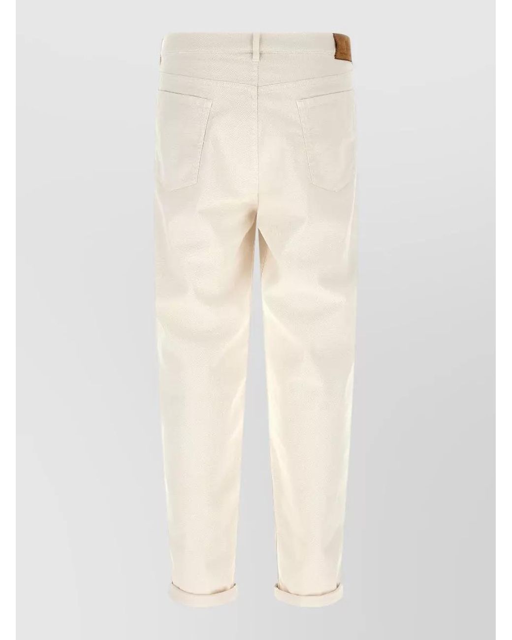 Brunello Cucinelli Natural Denim Relaxed-Fit Straight-Leg Jeans for men