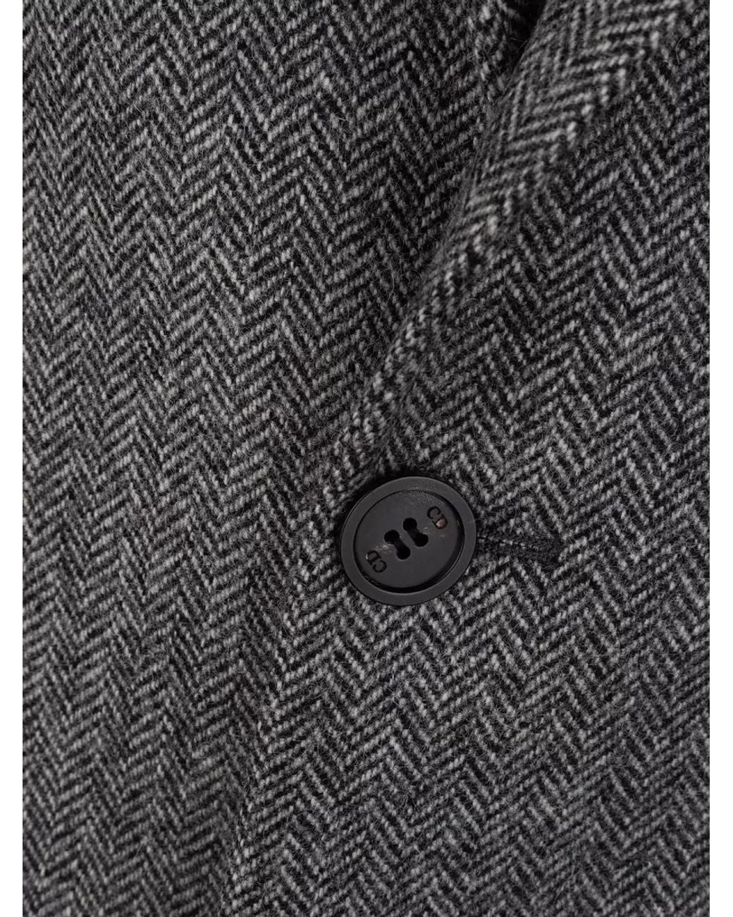 Dior Gray Virgin Wool Dinner Jacket for men