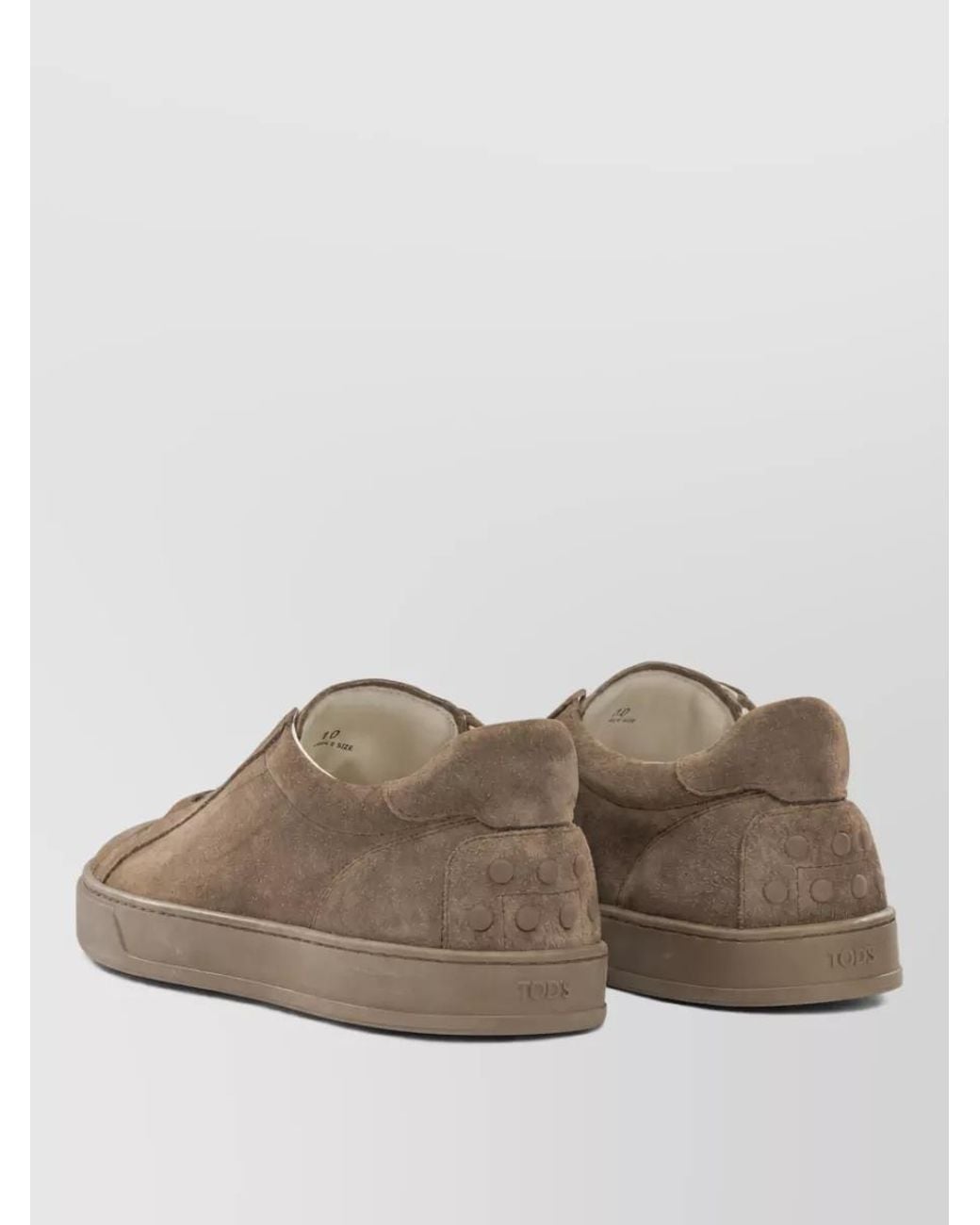 Tod's Brown Leather Lace-Up Shoes for men