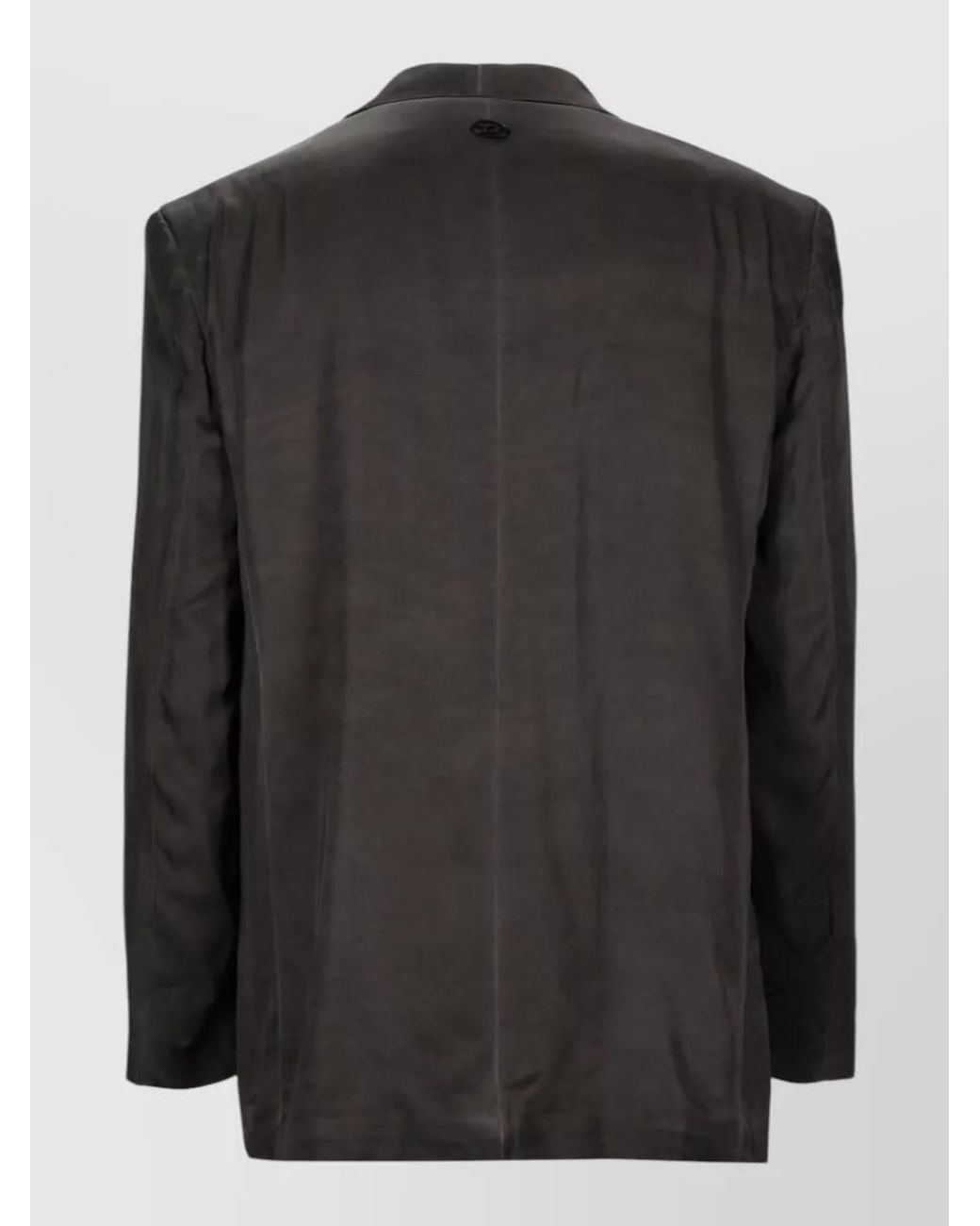 DIESEL Black Viscose Blazer for men