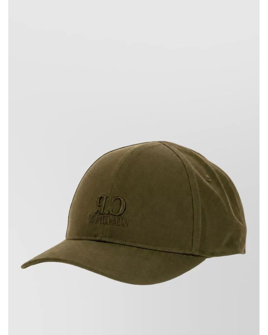 C P Company Green Cotton Cap for men
