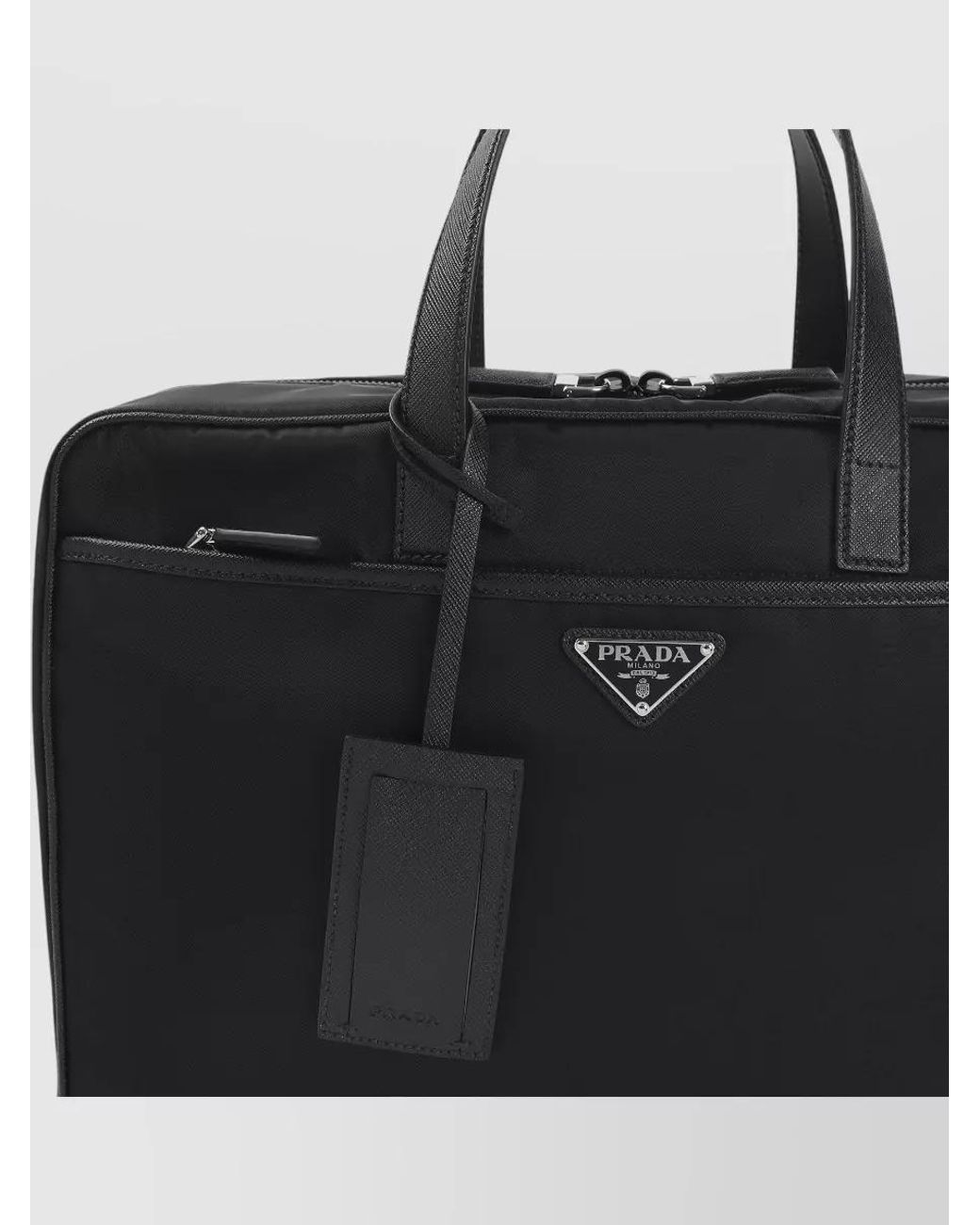 Prada Black Explore Laptop Bag