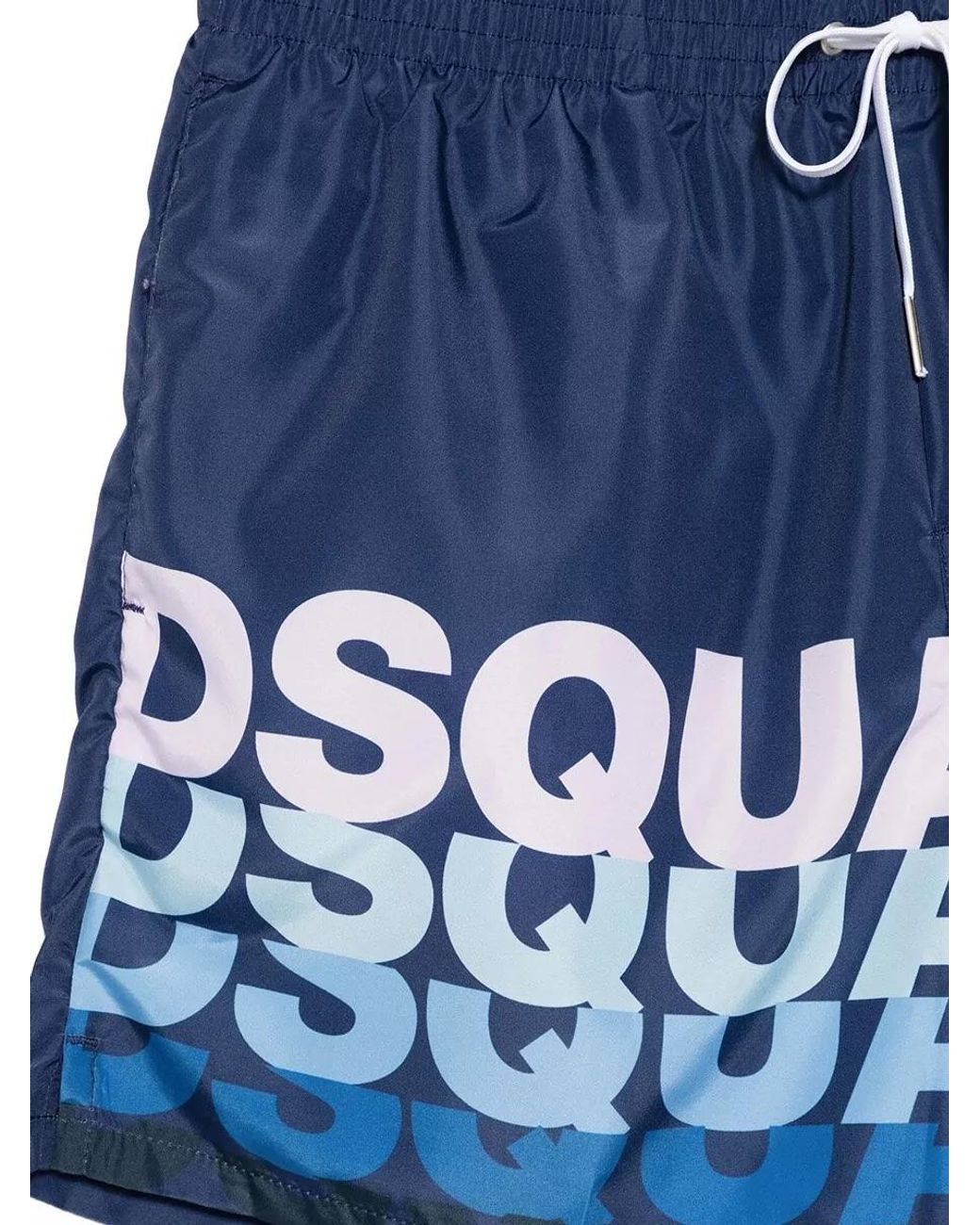 DSquared² Blue Deck Shorts for men