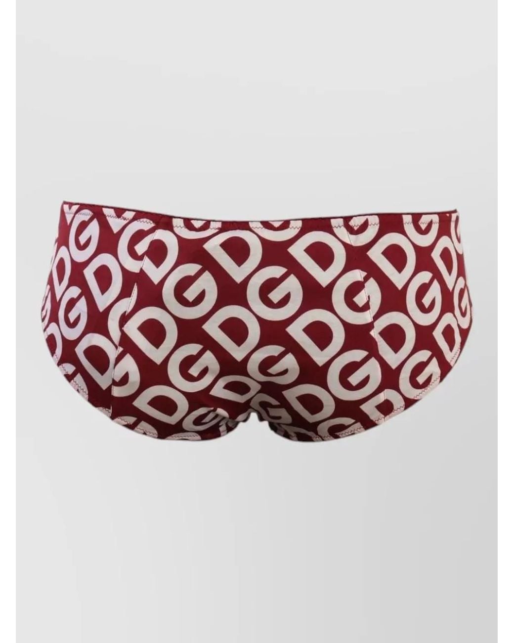 Dolce & Gabbana Pink Silk Zebra Print Lace Trim Briefs