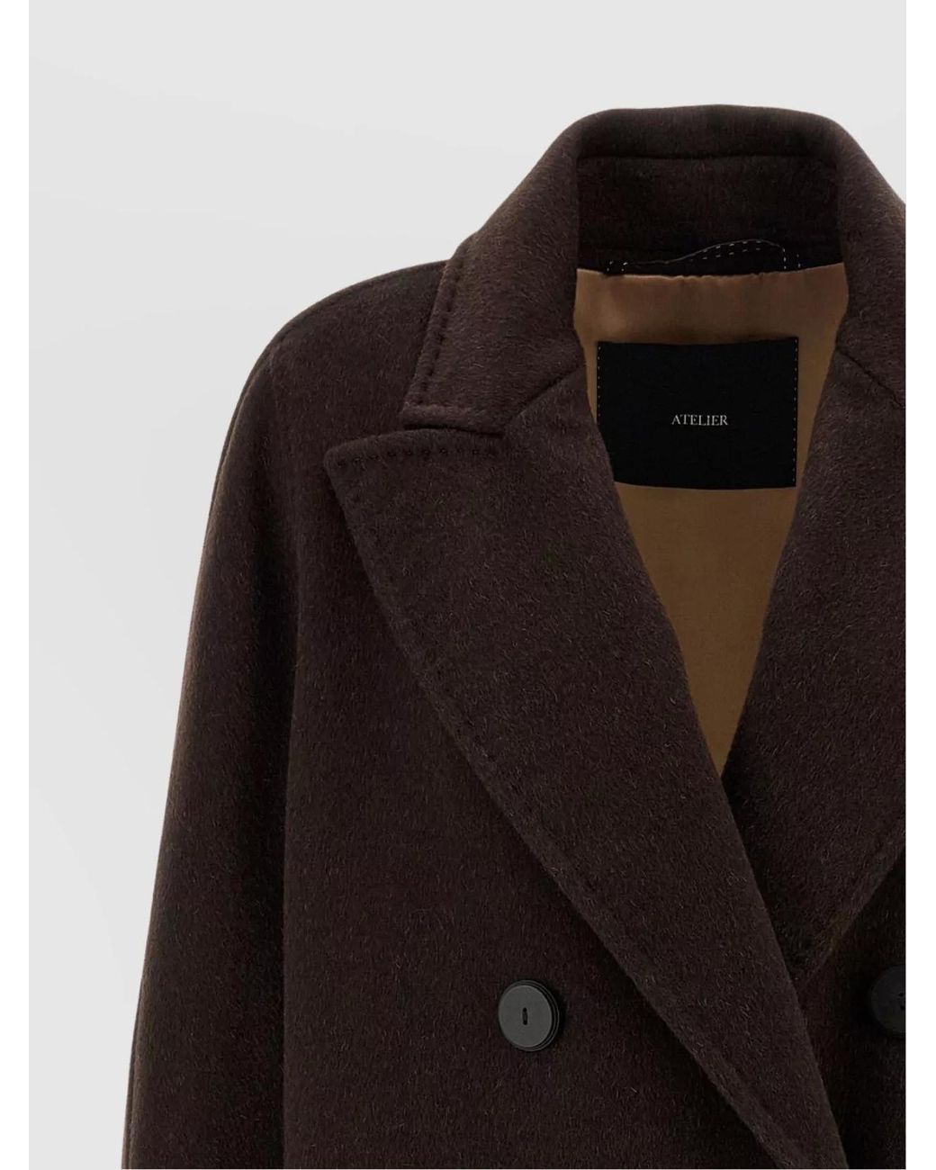 Max Mara Black 'Angus' Coat