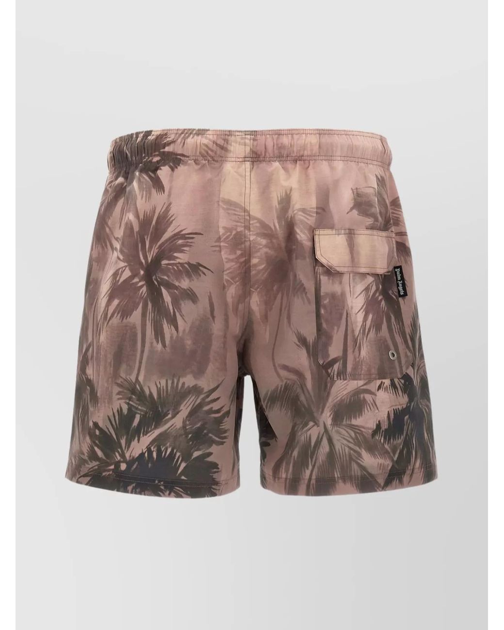 Palm Angels Multicolor Printed Swim Shorts for men