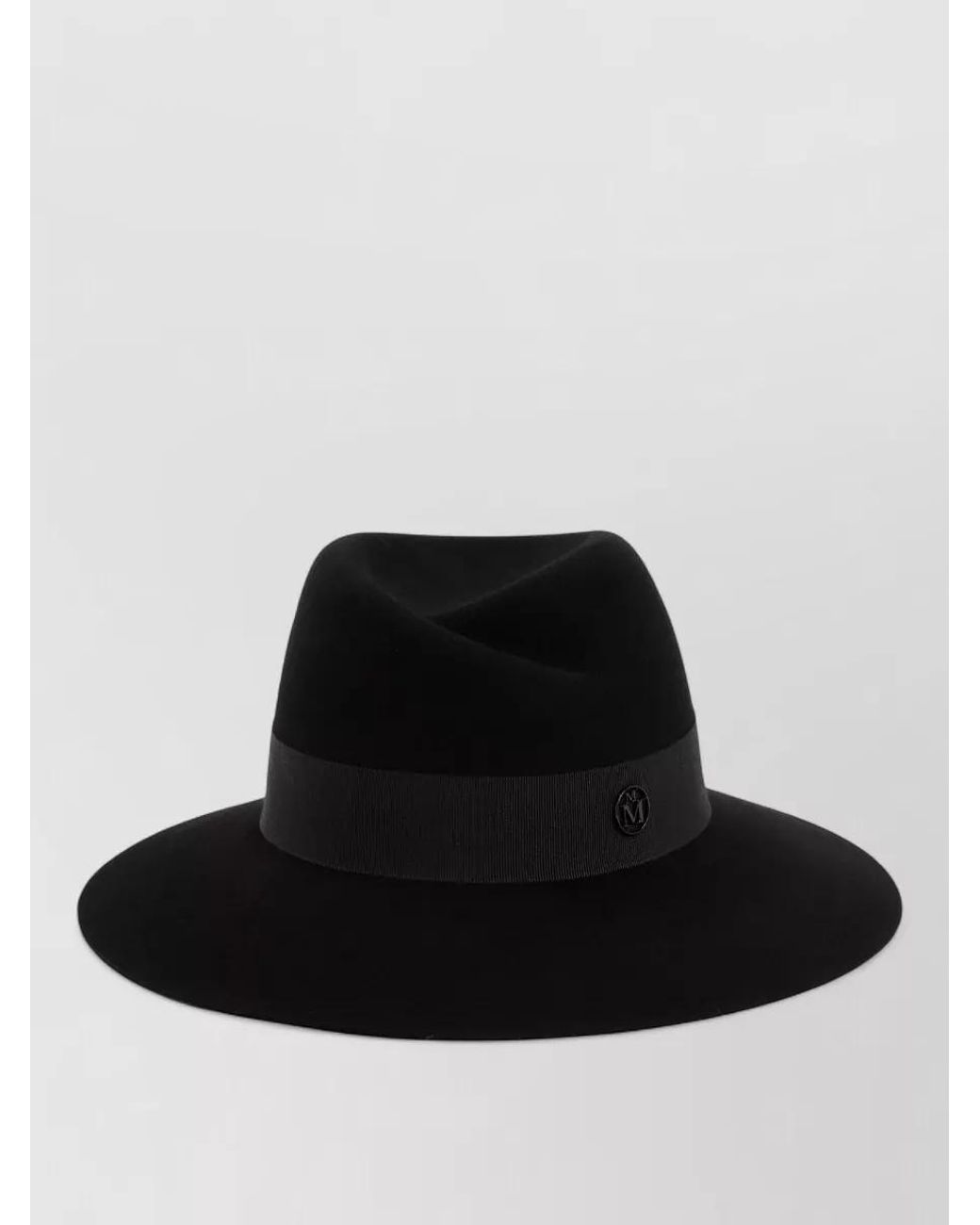 Maison Michel Black Wool Hat