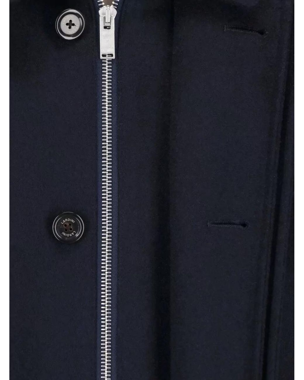 Lardini Blue Single-Breasted Coat for men
