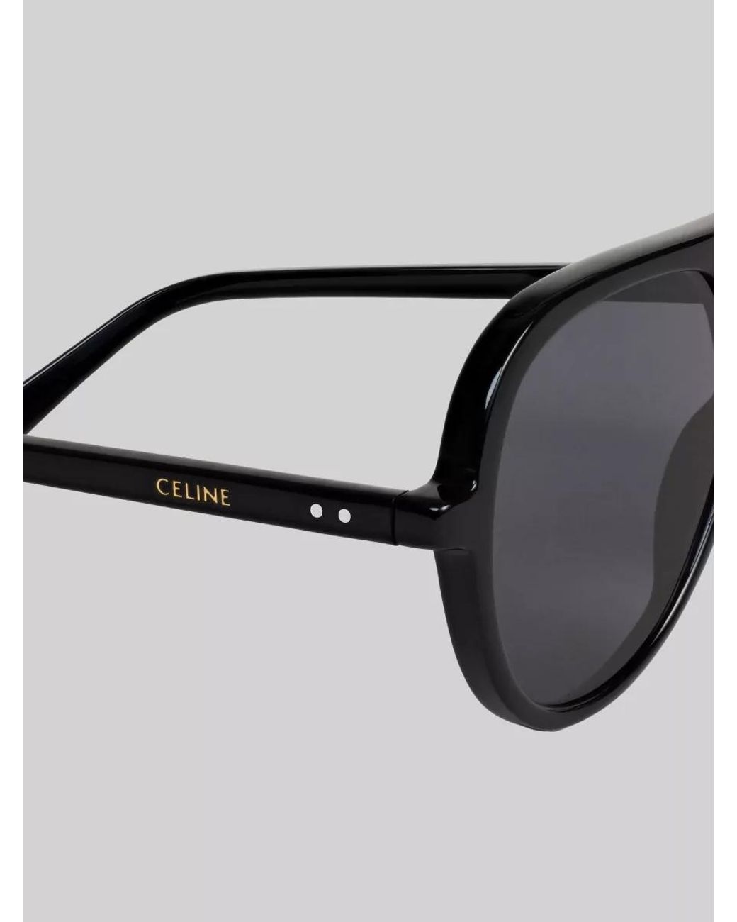 Céline Metallic Acetate Pilot Sunglasses for men
