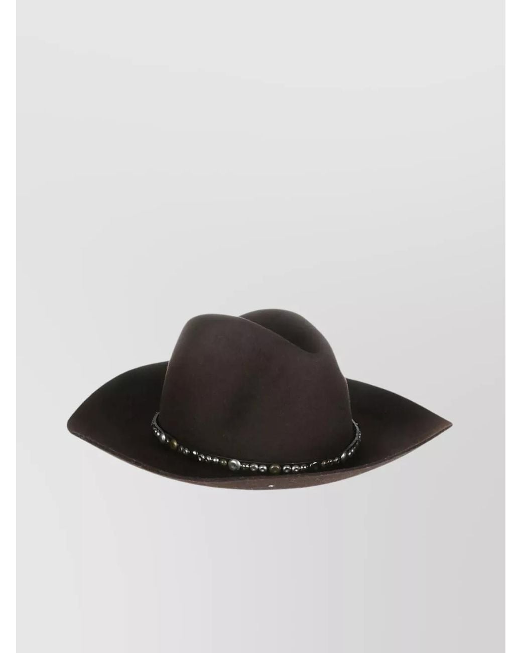 Golden Goose Deluxe Brand Brown Wool Fedora Hat