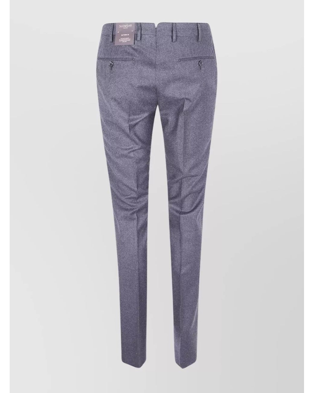 Incotex Blue Slim-Fit Tailored Trousers for men