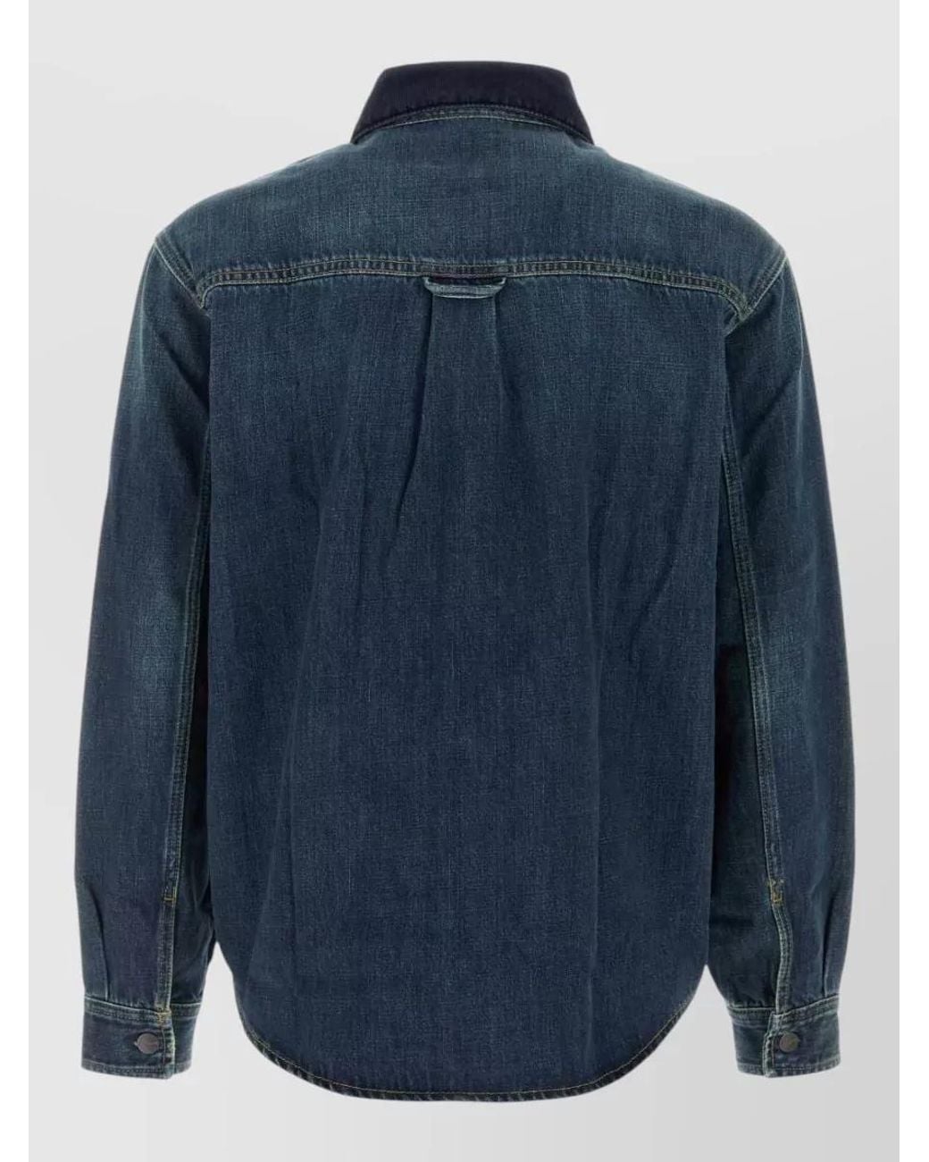 Carhartt Blue Denim Shirt Jacket for men