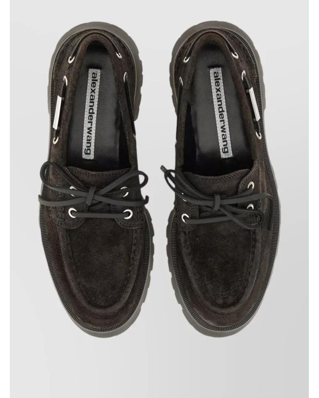 Alexander Wang Black Leather Loafers