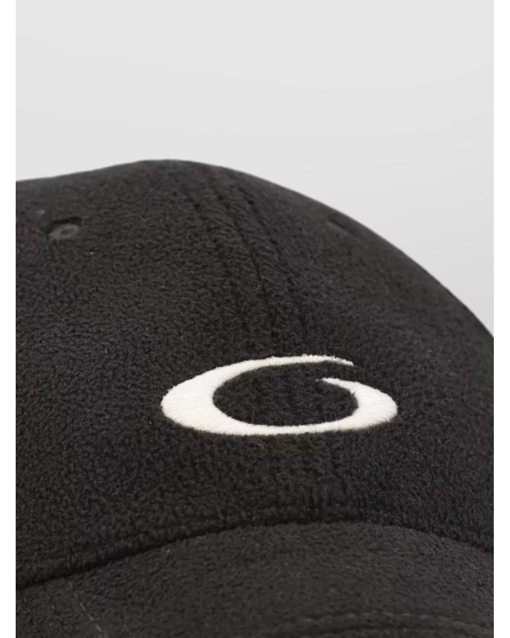 Balenciaga Black Fleece Baseball Cap for men