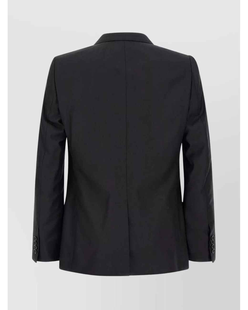 Dolce & Gabbana Black Wool And Silk Single-Breasted Suit for men
