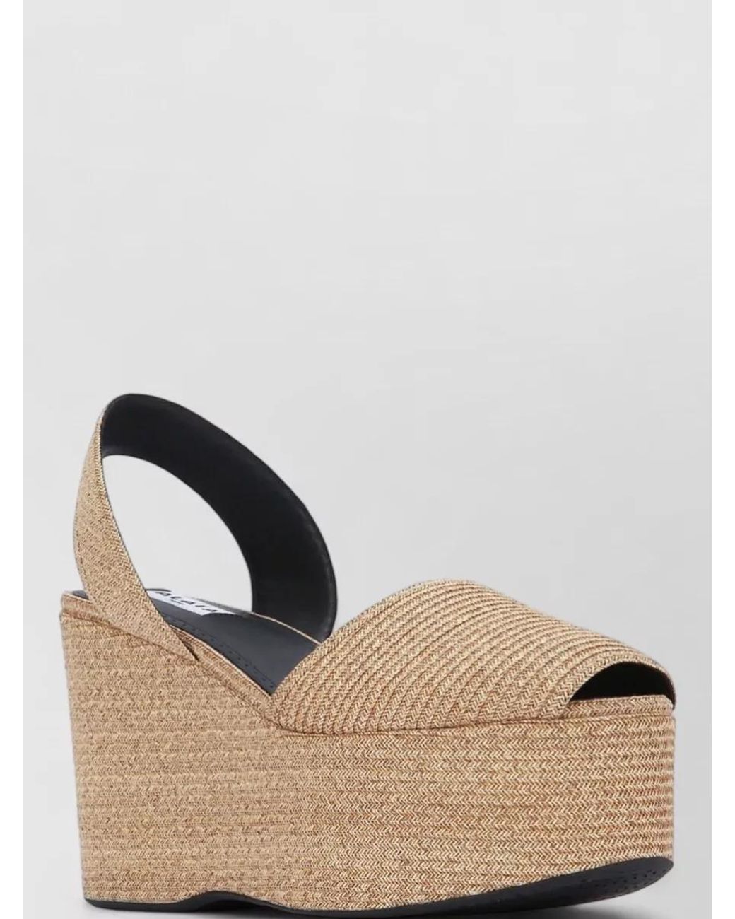 Alaïa Natural Leather Slingback Espadrilles