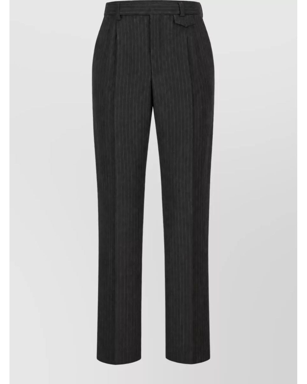 Saint Laurent Black Tailored Trousers for men