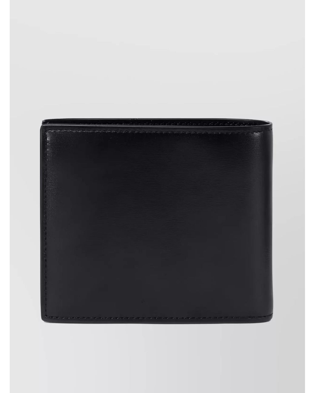 Saint Laurent Black Leather Bi-Fold Wallet for men