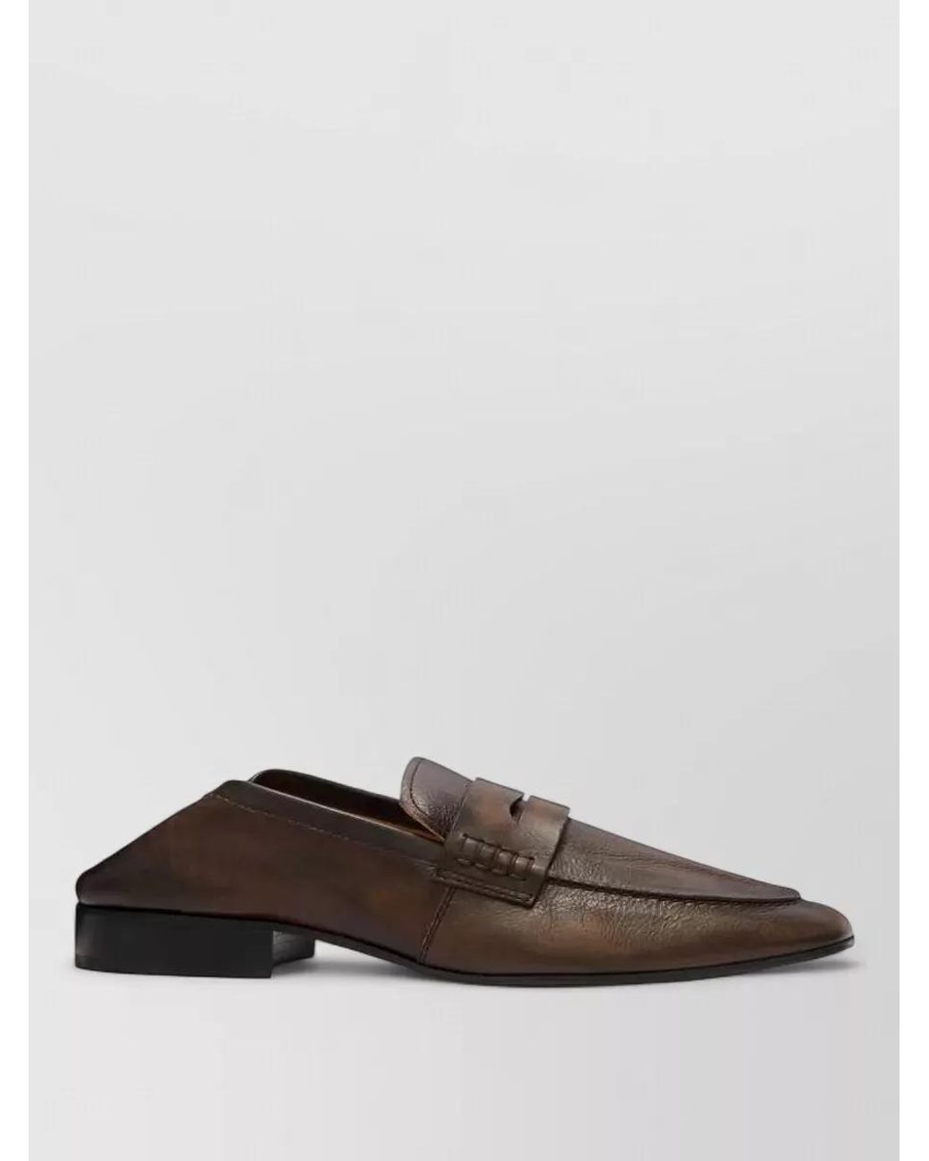Dries Van Noten Brown Leather Loafers for men