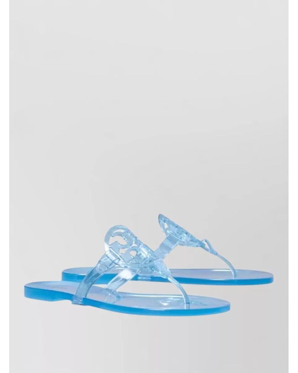Tory Burch Blue Jelly Flip-Flops
