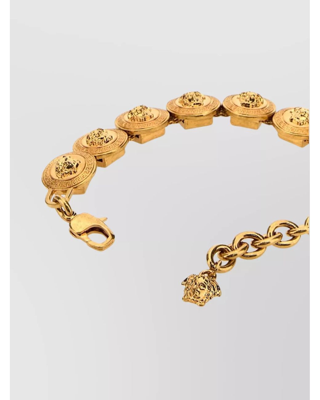 Versace Metallic Cable-Link Chain Bracelet