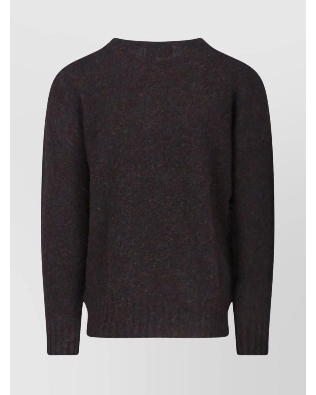 Howlin' By Morrison Black Wool Crewneck Sweater for men
