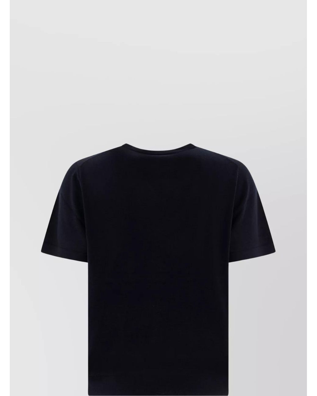 Vince Blue Cashmere Wool Short-Sleeve Sweater for men