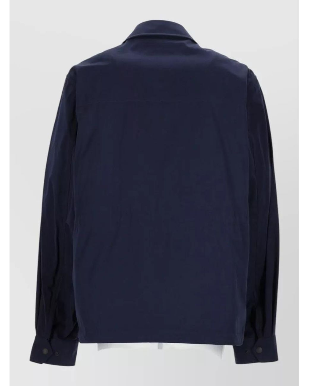 Moncler Blue Padded Jacket With Removable Gilet for men