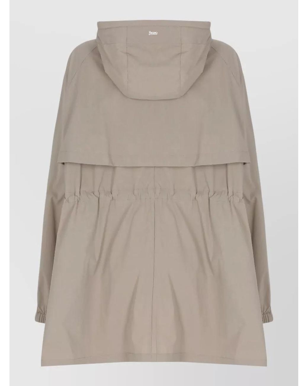 Herno Natural Hooded Parka Coat