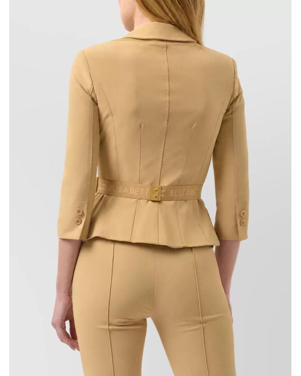 Elisabetta Franchi Natural Suit Jacket